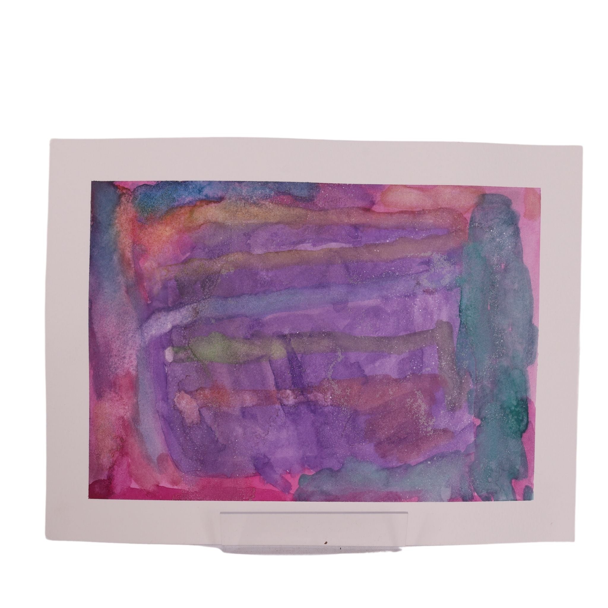 Happy Thoughts Only 12 x 9 Painting by Donna C.