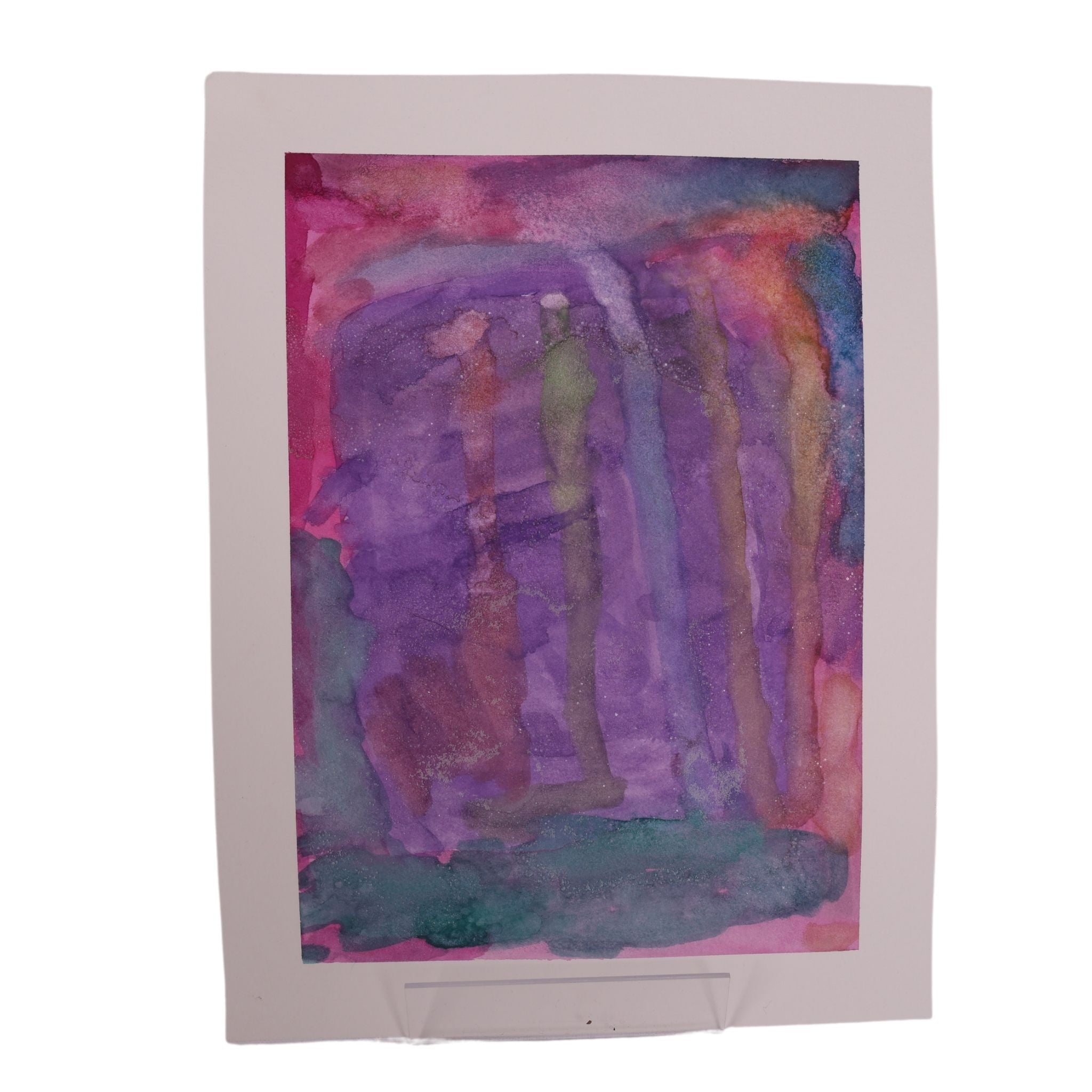 Happy Thoughts Only 12 x 9 Painting by Donna C.