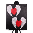 Load image into Gallery viewer, Heart Angel 2 16 x 20 Painting by Andrea S.
