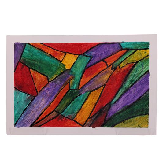Hidden Crystals 12 x 18 Painting by Dana W.