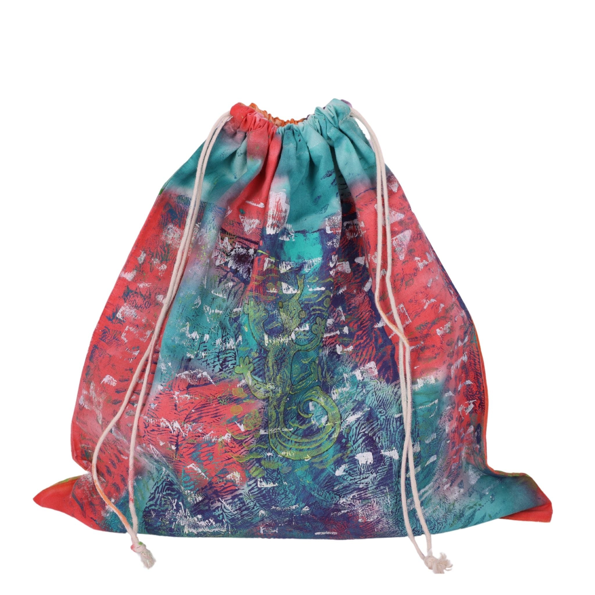 Hidden Geckos 15 x 15 Gift Bag by Max R.