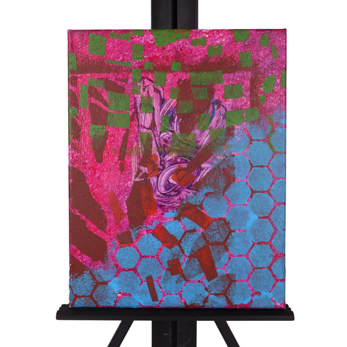 Honeycomb 14 x 11 Painting by Vanessa S.
