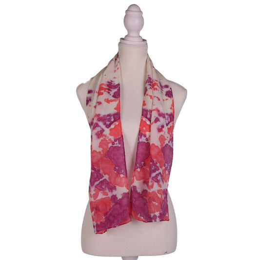 Hot Pink Clouds 54 x 8 Scarf by Taylor W.