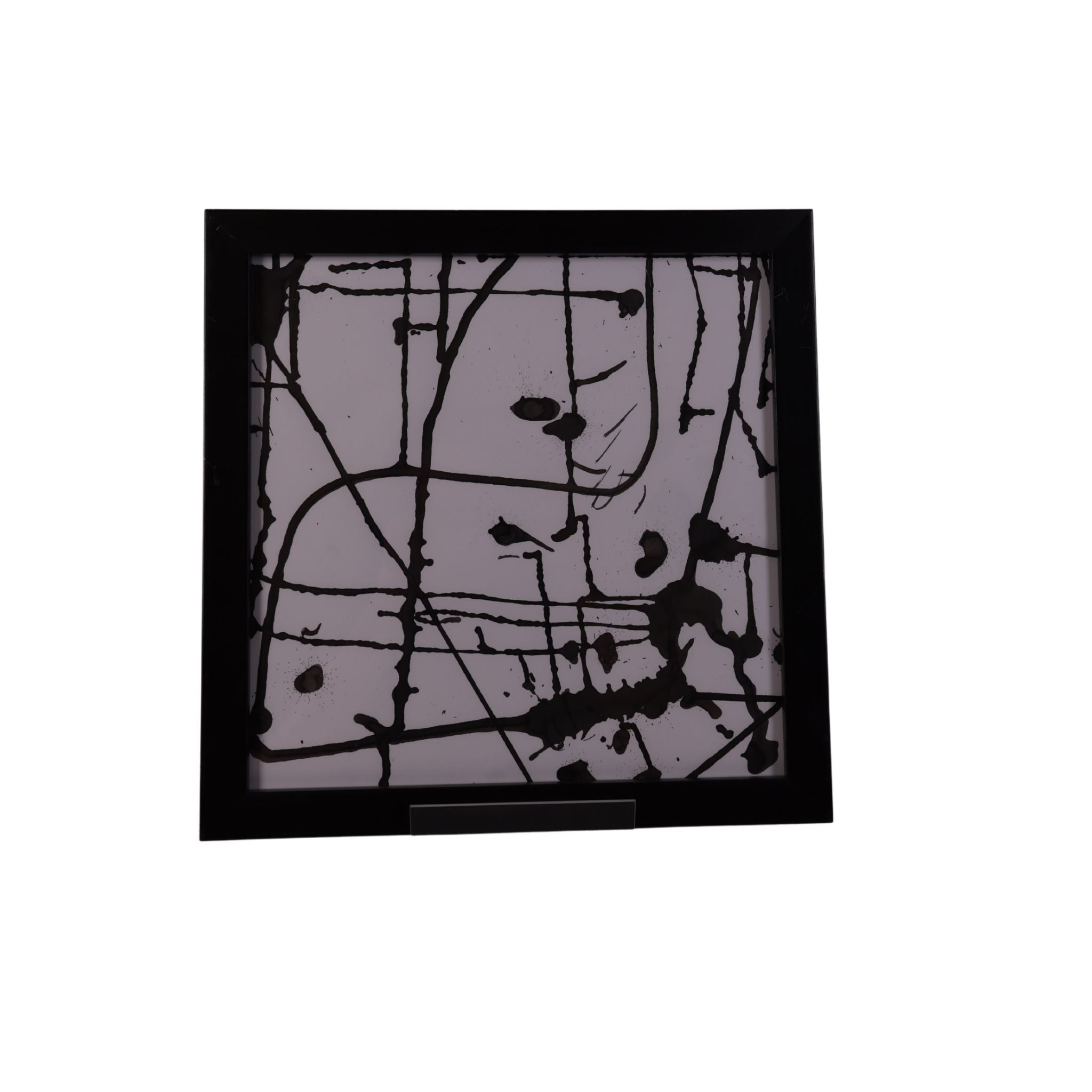 Ink Blot Art 11 x 11 Painting by Vandi K.