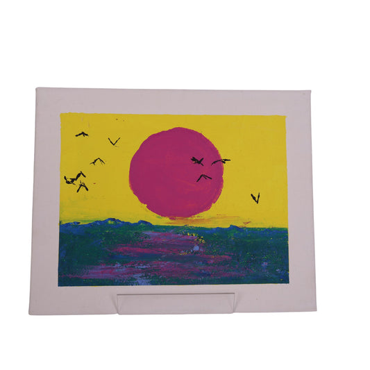 Japanese Sunset 10 x 8 Painting by Tonichelle M.