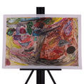 Load image into Gallery viewer, Kat Scratched 23 x 16 Mixed Media by Vanessa S.
