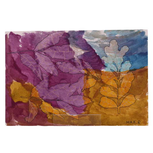 Leaves of Change 12 x 8 Mixed Media by Max R.
