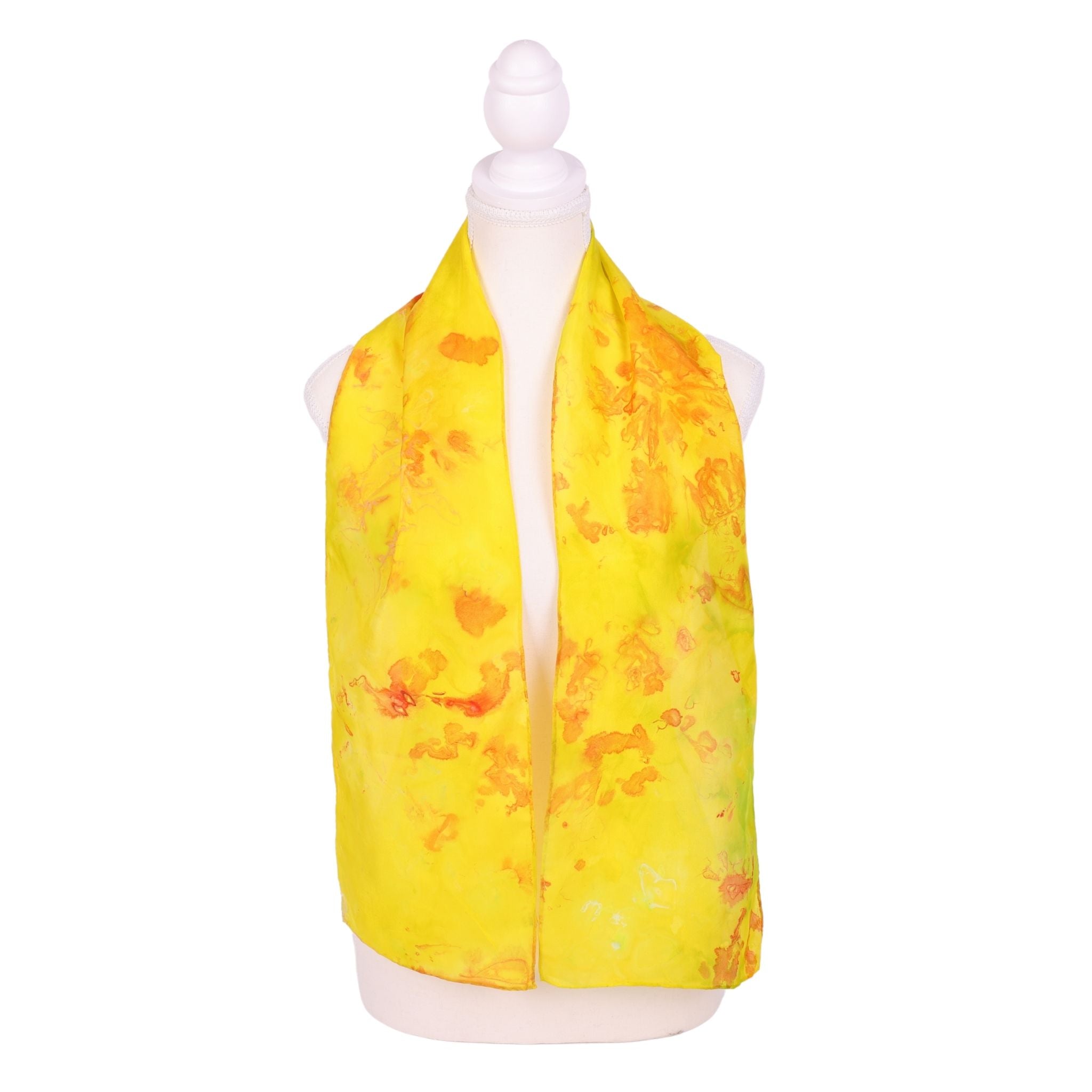 Lemon Lime Soda 54 x 8 Scarf by Marvin G.