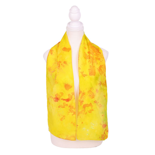 Lemon Lime Soda 54 x 8 Scarf by Marvin G.