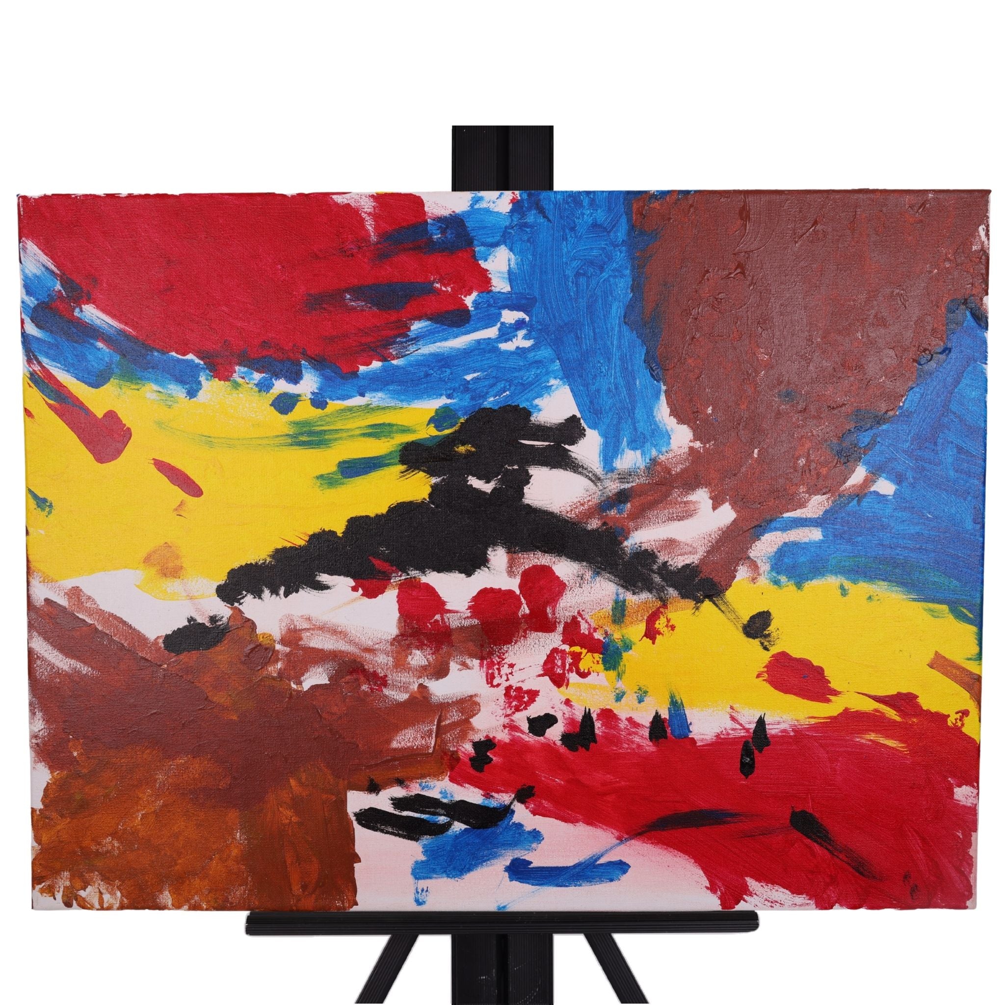 Man Can't Run From Issues 18 x 24 Painting by Terrance W.