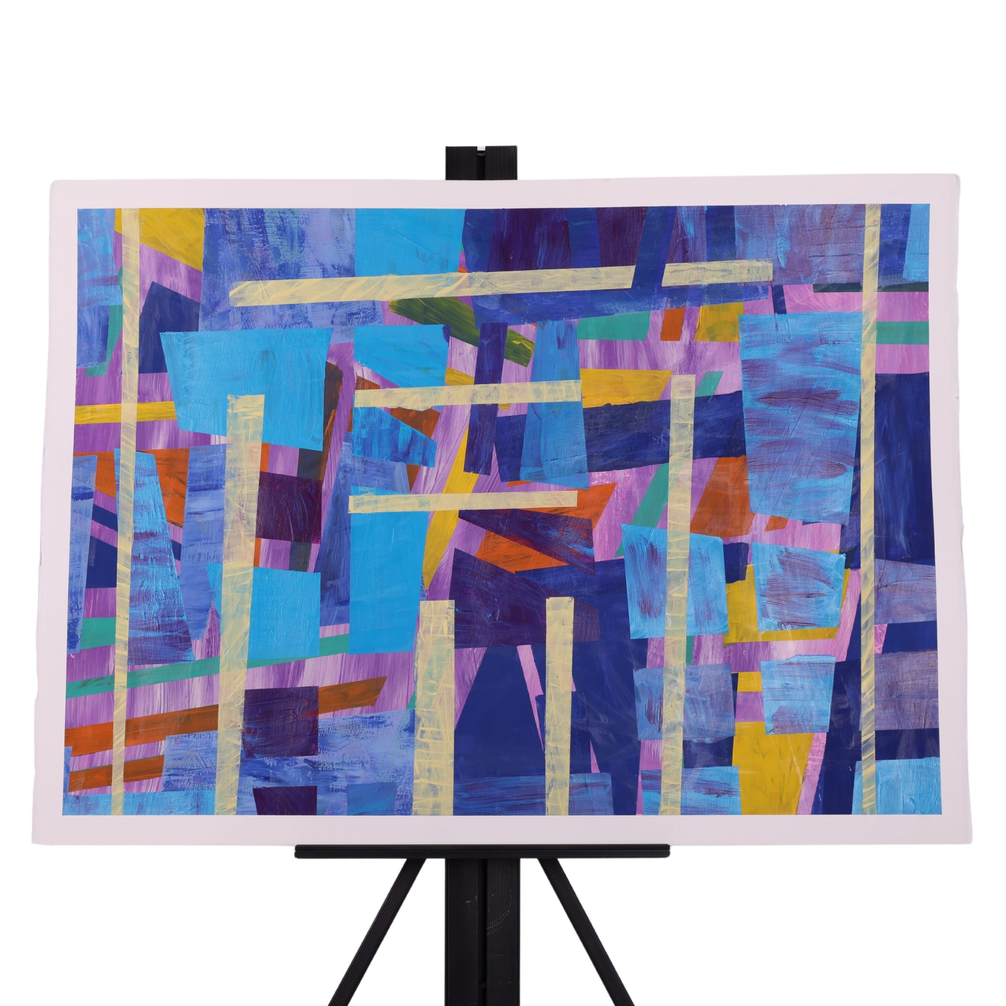 Maze 30 x 22 Painting by Chantale H.