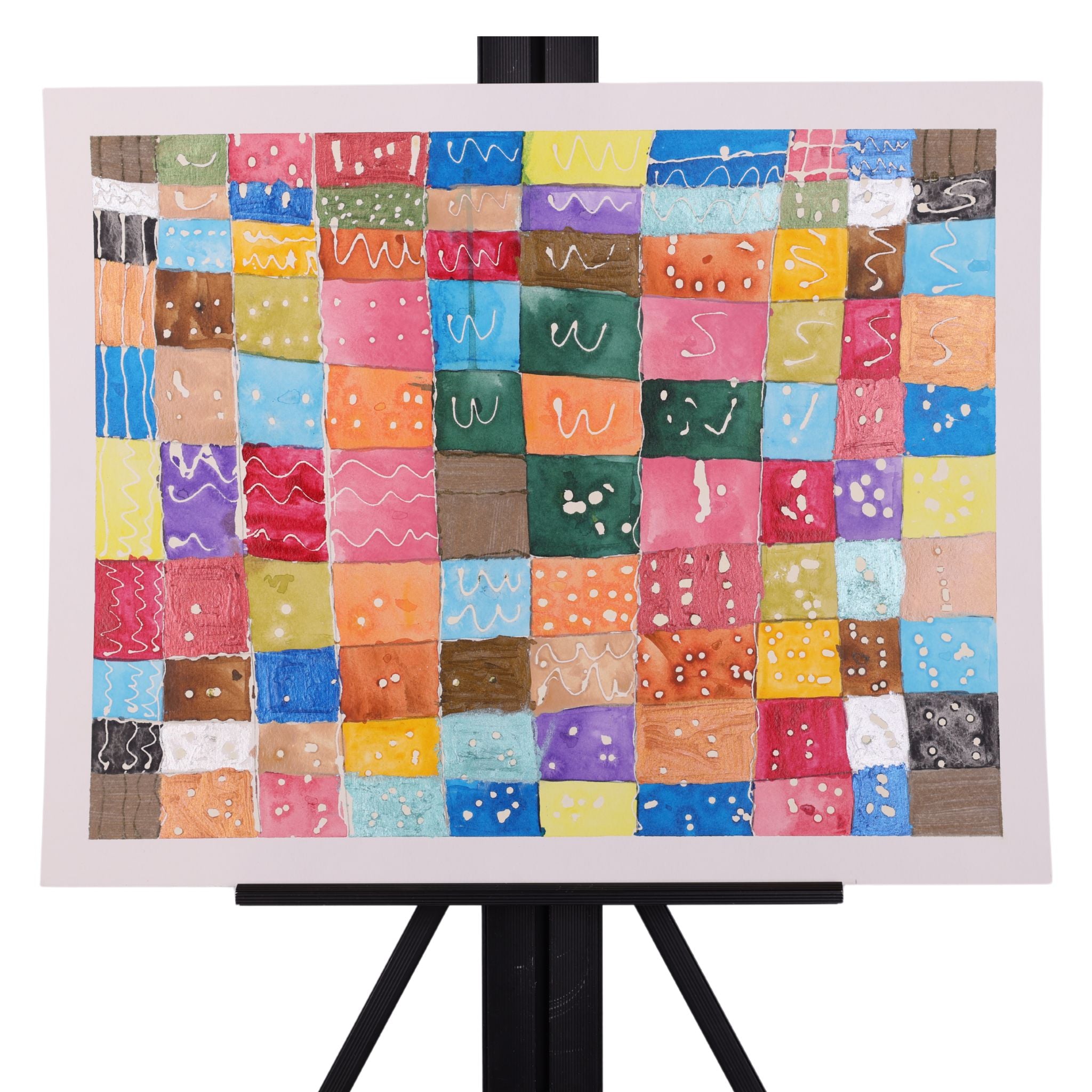 Message In A Box 16 x 20 Mixed Media by Sharen G.