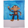 Load image into Gallery viewer, Monkey Madness 14 x 11 Painting by Bonnie M.
