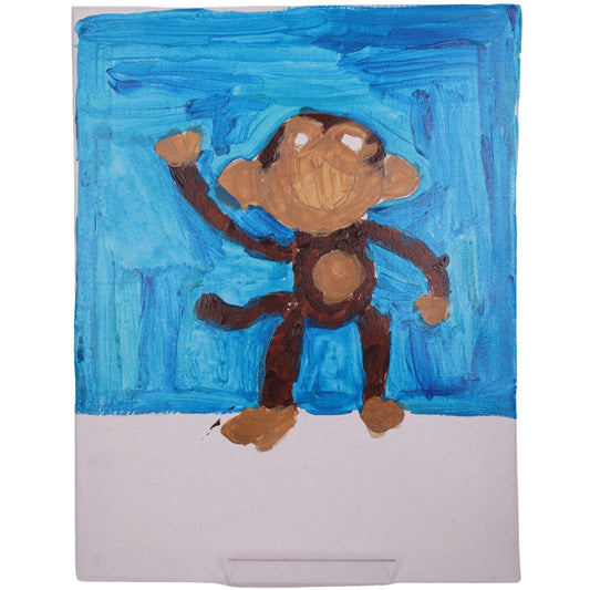 Monkey Madness 14 x 11 Painting by Bonnie M.