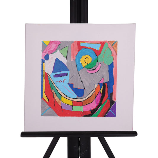 Mr. Smiley 12 x 12 Painting by Sharen G.