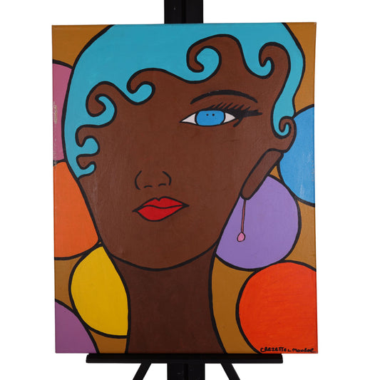 Ms. Sister Love 20 x 16 Painting by Crezette M.
