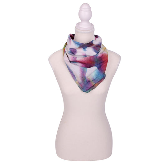 Multi Color Party 21 x 21 Scarf by Bonnie M.