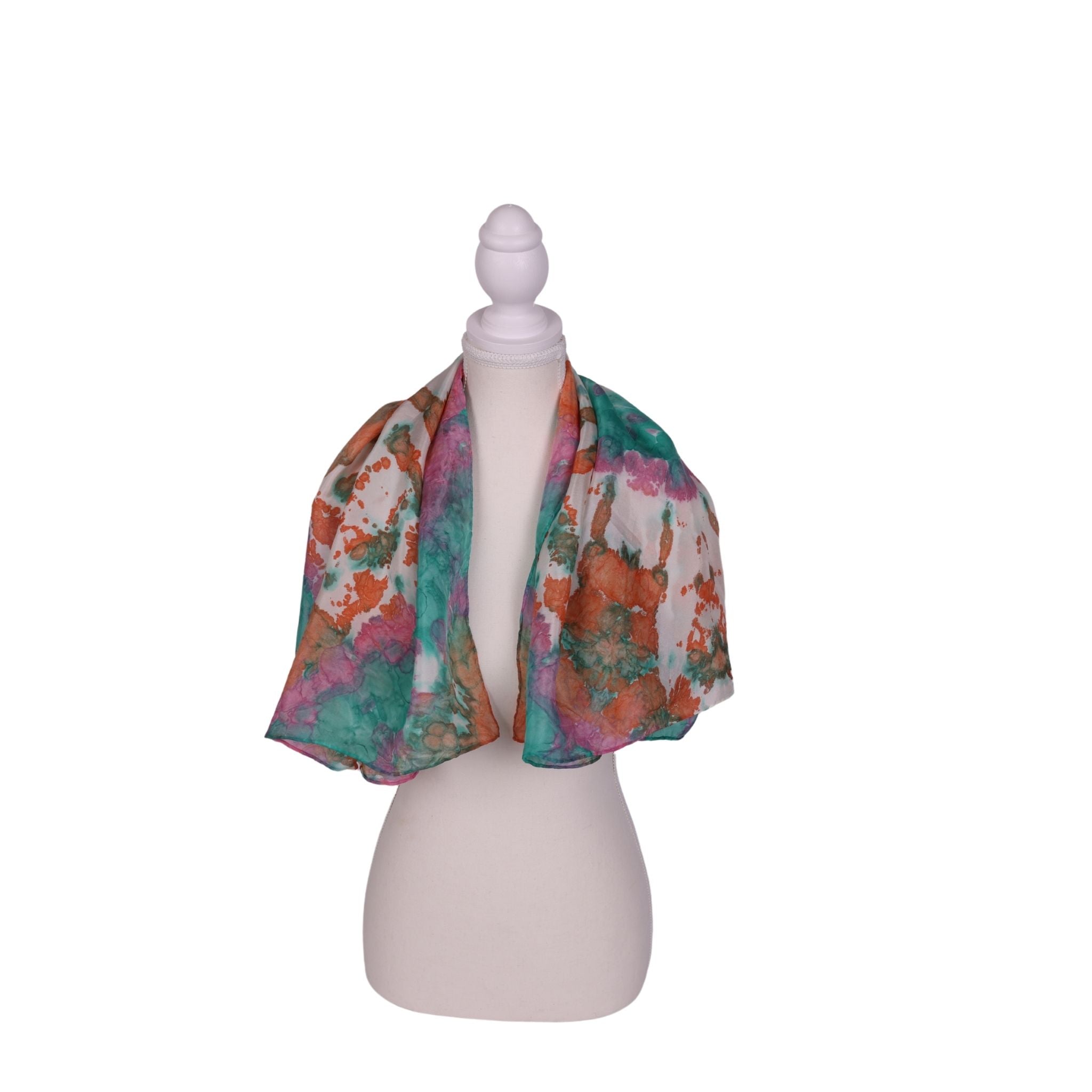 Pansies 35 x 35 Scarf by Kat H.