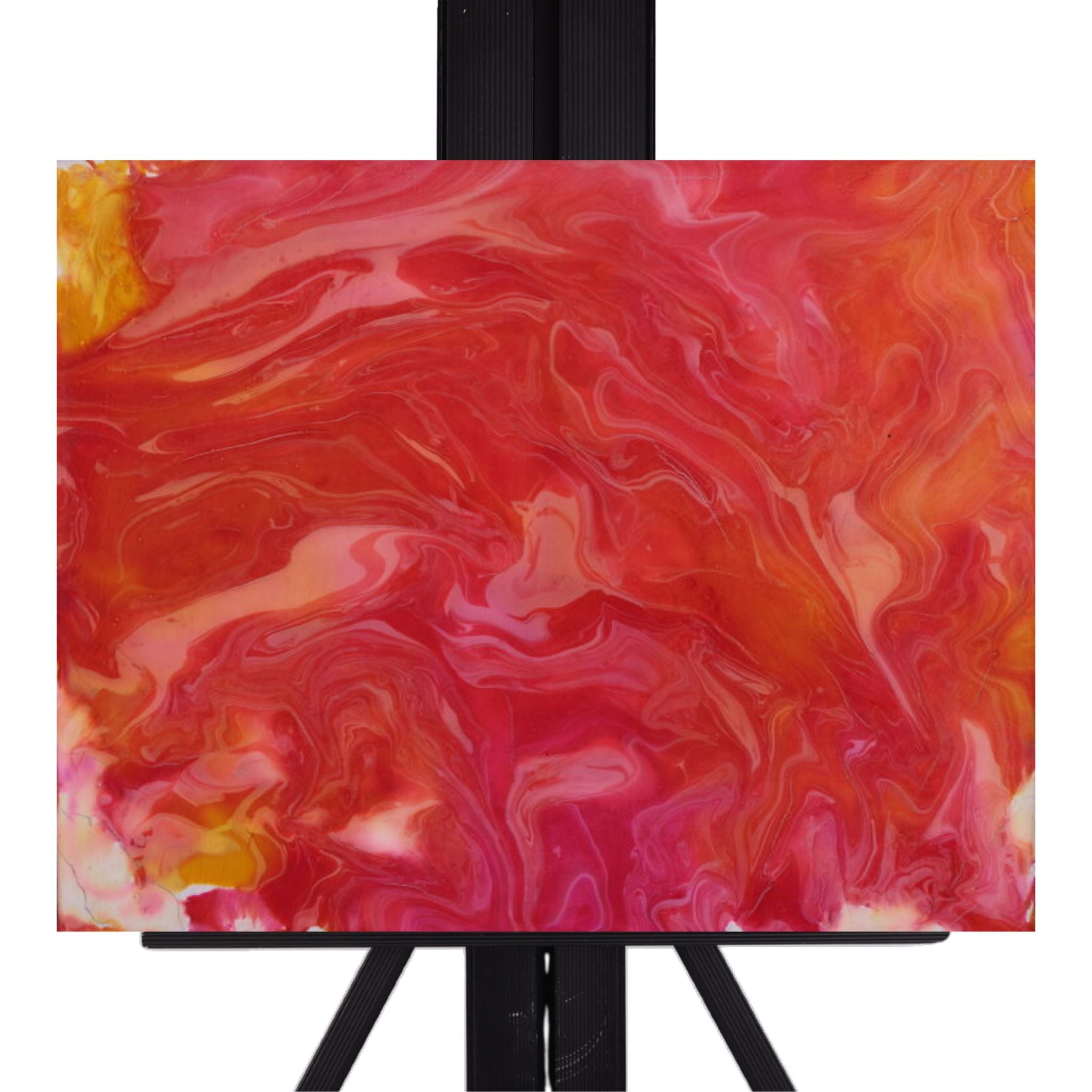 Peach 10 x 8 Painting by Chris P.