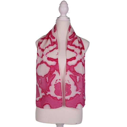 Pink Electric Shock 54 x 8 Scarf by Eden Y.