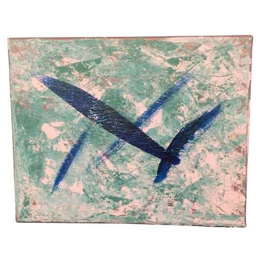 Plane? Or Whale? 8x10 Painting by Amanda D.