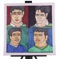 Load image into Gallery viewer, Portraits 19 x 18 Drawing by Michael C.
