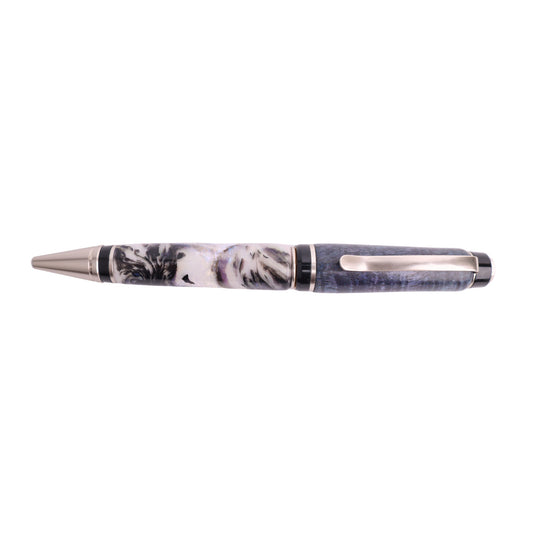 Premium Resin Big Ben Twist Black Ink Pen By Cory B. 00257
