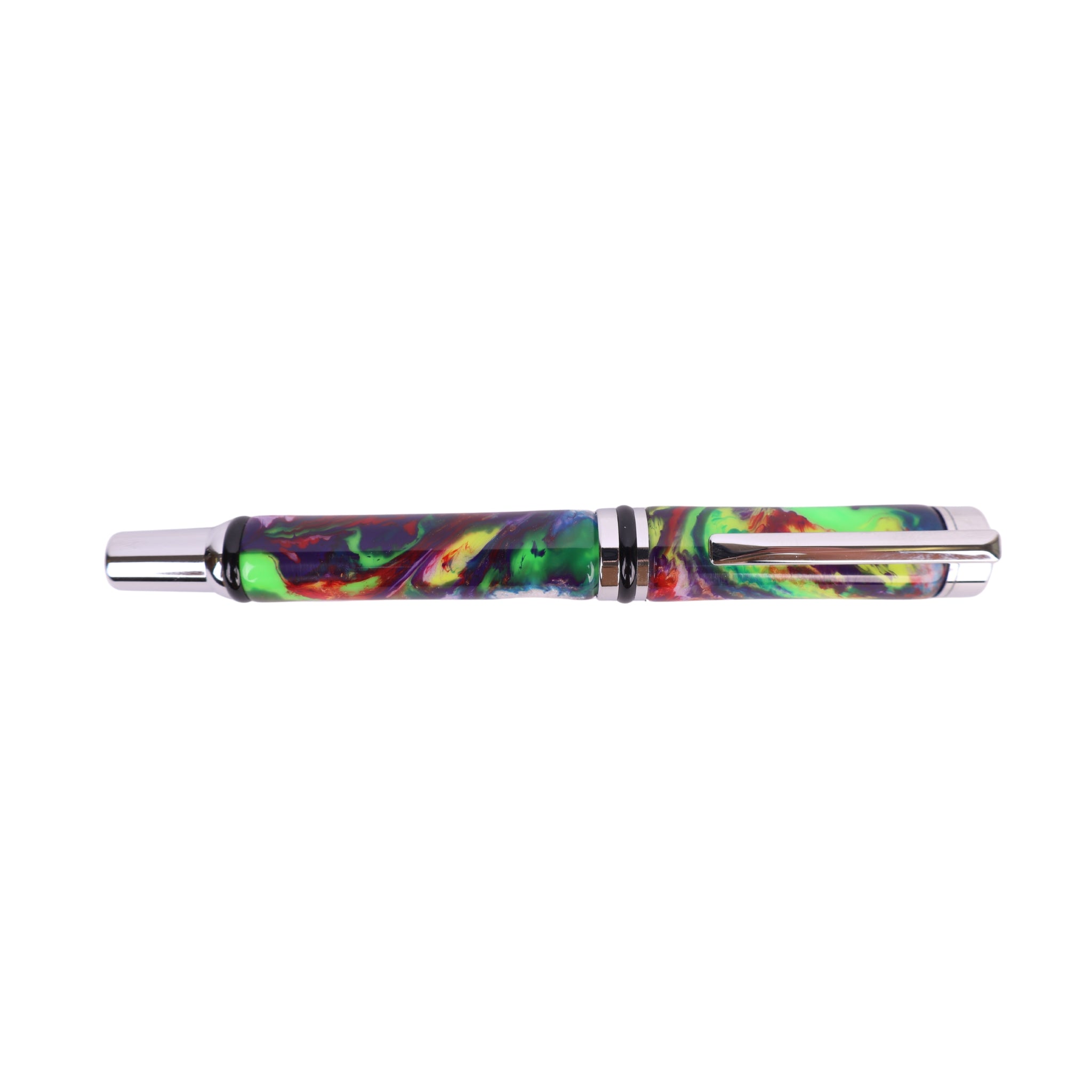 Premium Resin Cameron Rollerball Black Ink Pen By Cory B. 00279