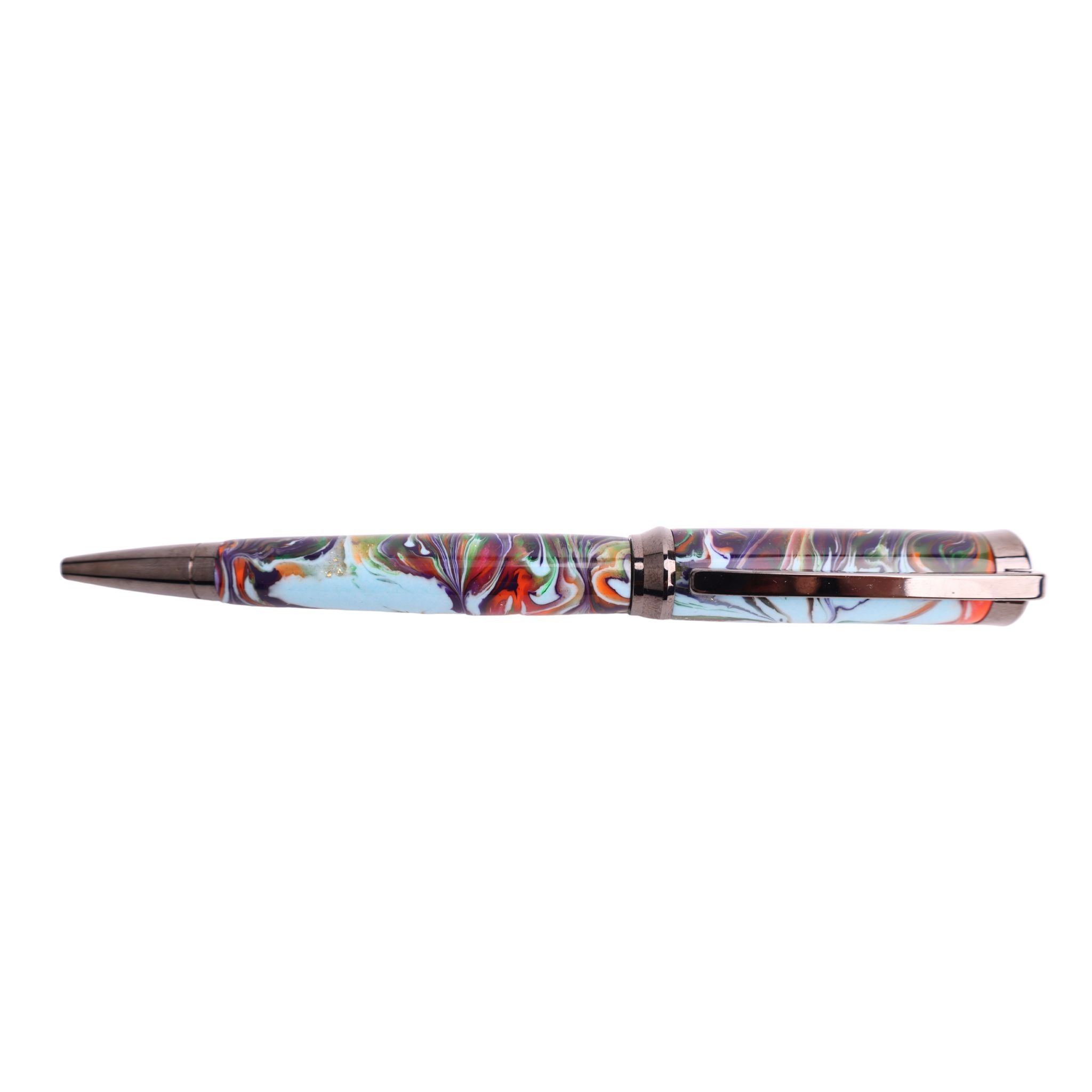 Premium Resin Concava Twist Black Ink Pen By Cory B. 00253