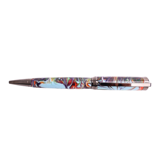 Premium Resin Concava Twist Black Ink Pen By Cory B. 00253