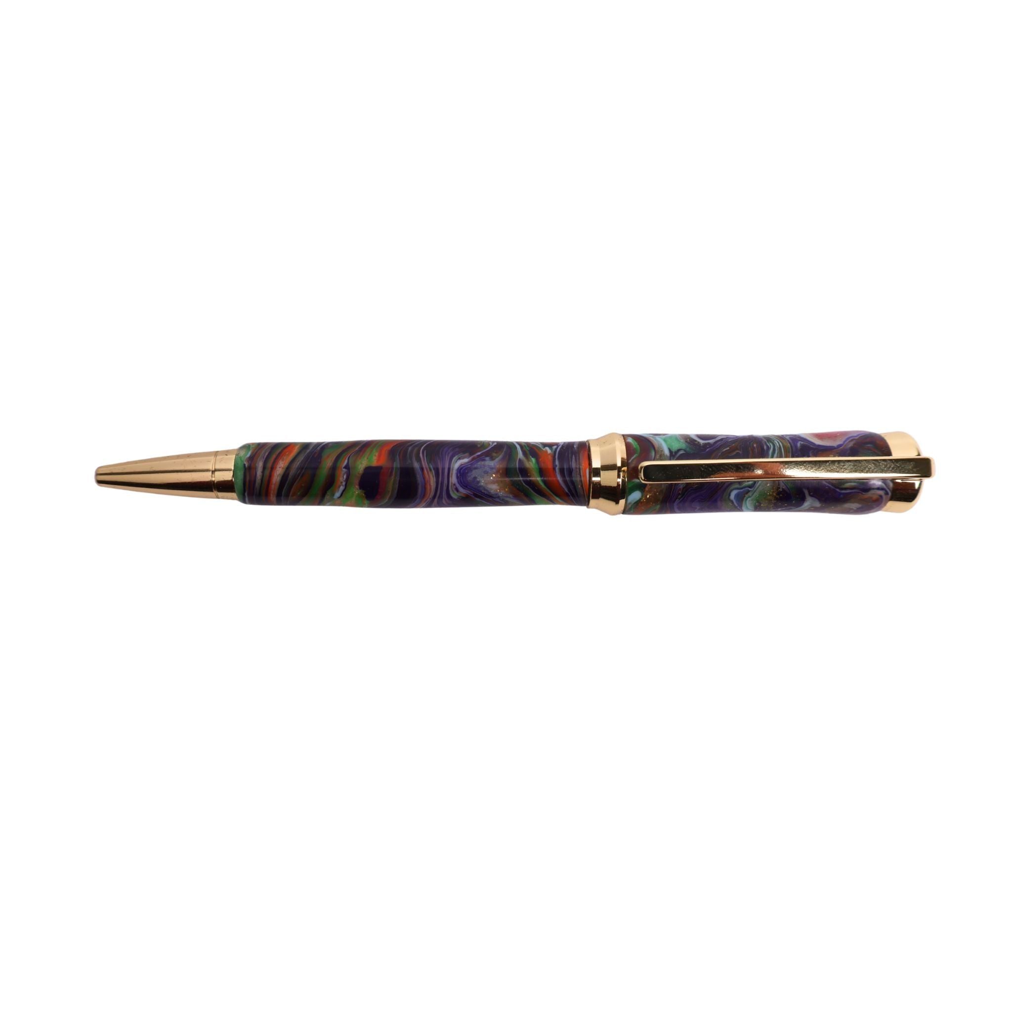 Premium Resin Concava Twist Black Ink Pen By Dana W. 00199