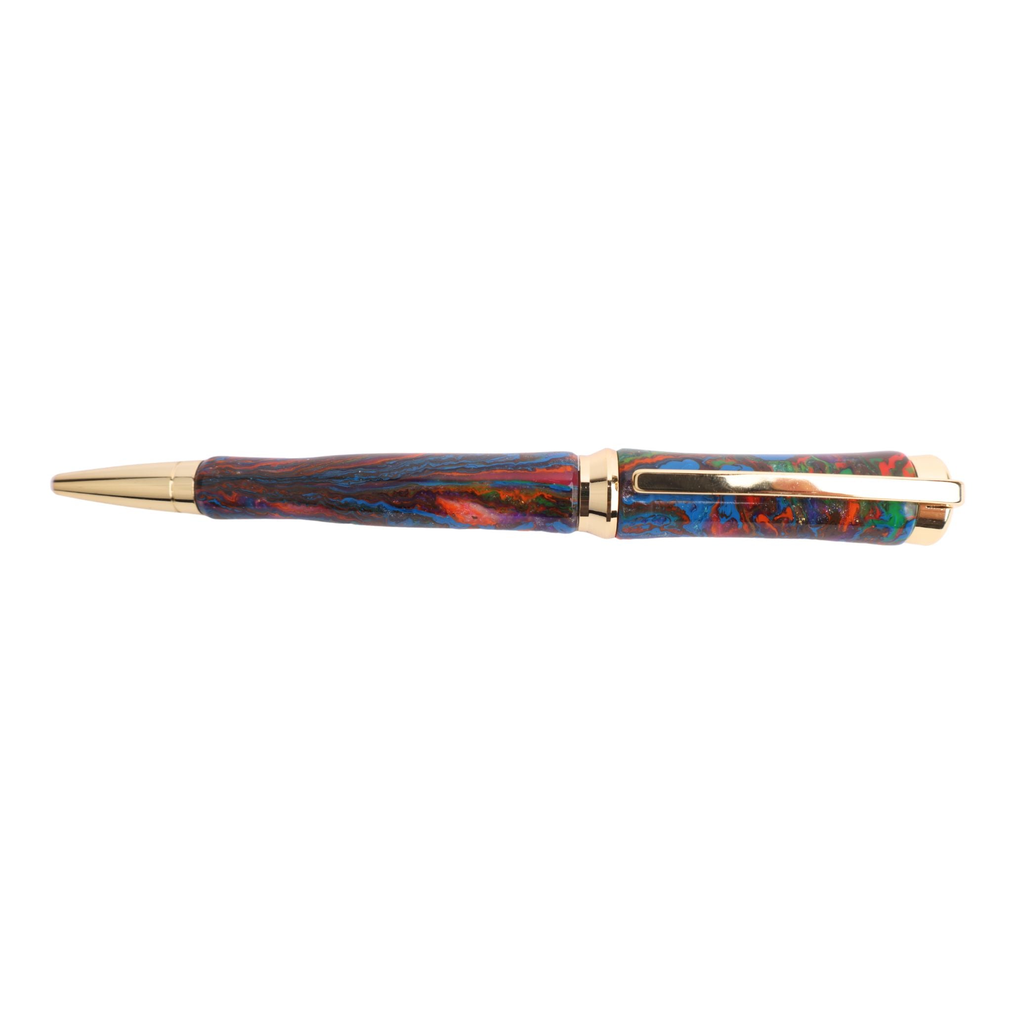 Premium Resin Concava Twist Black Ink Pen By Jamie N. 00230
