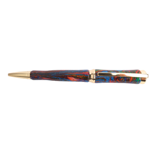 Premium Resin Concava Twist Black Ink Pen By Jamie N. 00230
