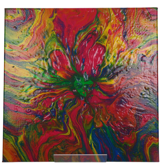 Psycho 12 x 12 Painting by Michael B.