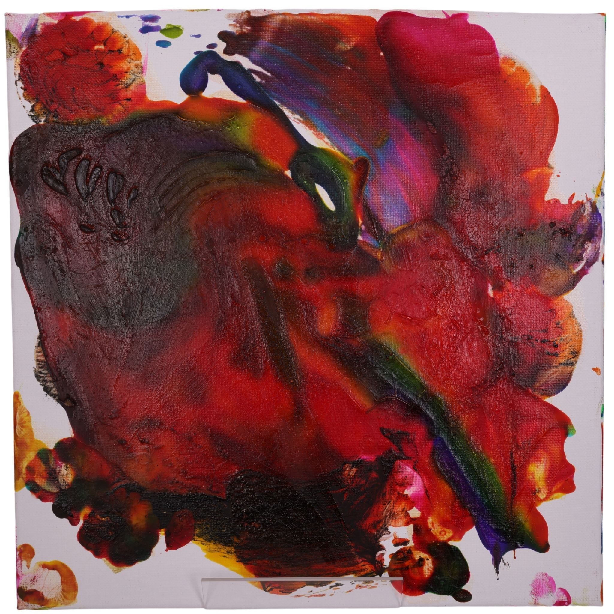 Psycho Sludge 12 x 12 Painting by Dana W.