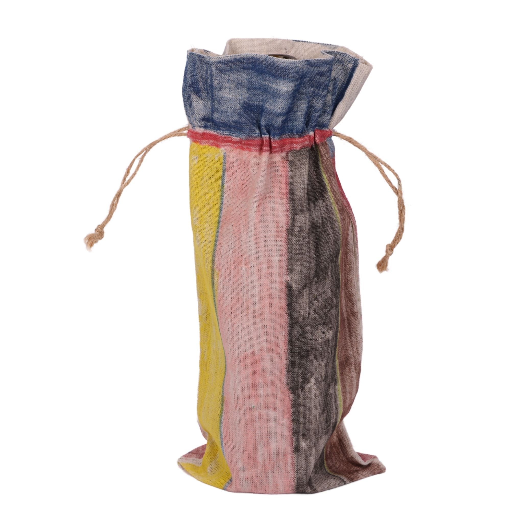 Pumpkin Halloween 14 x 6 Wine Bag by Chantale H.