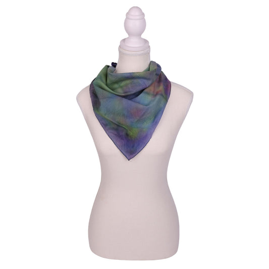 Purple Night Sky 22 x 22 Scarf by Kelly C.