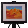 Load image into Gallery viewer, Pyramids 16 x 12 Mixed Media by Caesar G.
