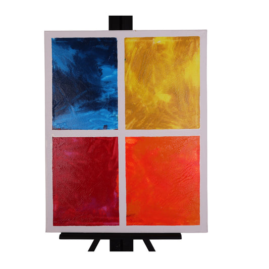 Quad Tone Wonder 20 x 16 Painting by Vanessa S.