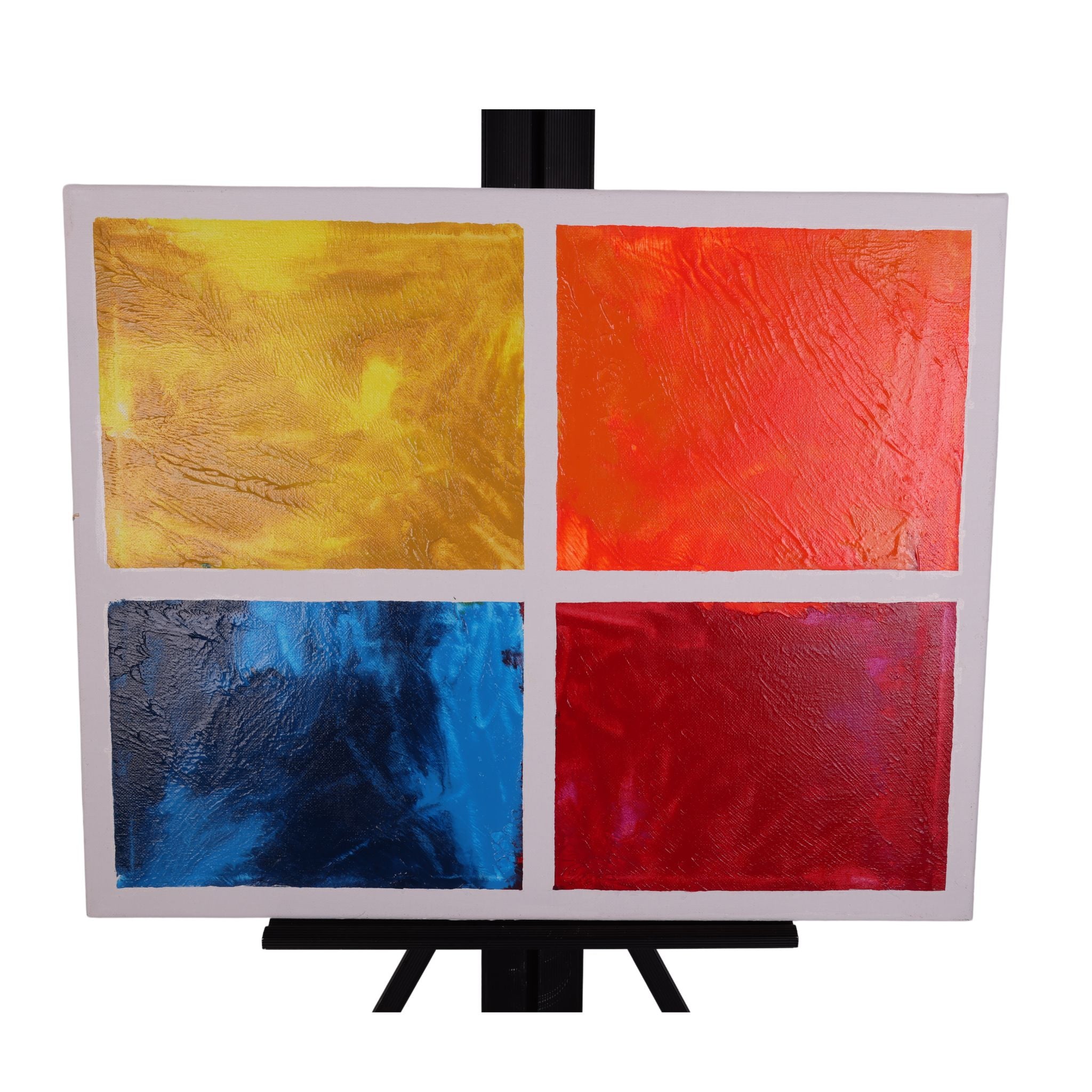 Quad Tone Wonder 20 x 16 Painting by Vanessa S.