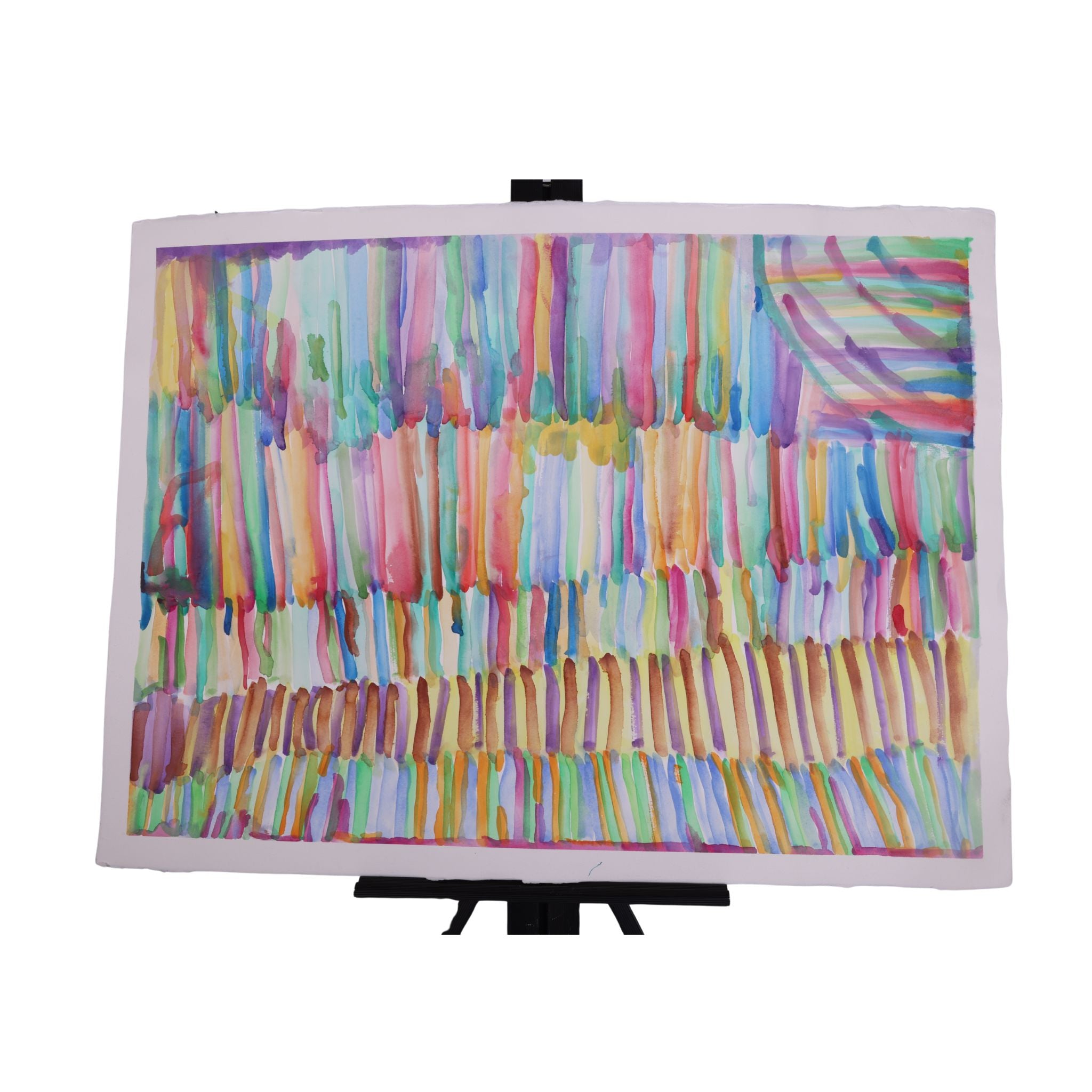 Rain Fall 30 x 22 Painting by Bonnie M.