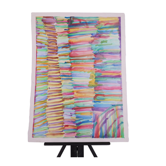 Rain Fall 30 x 22 Painting by Bonnie M.