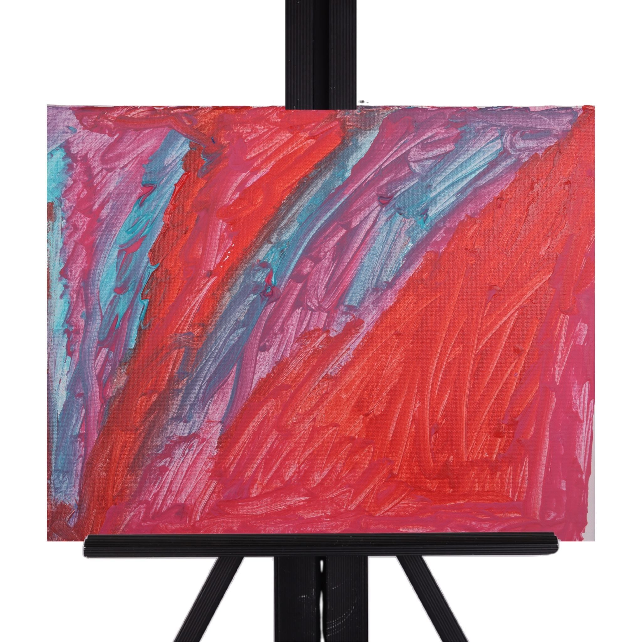 Rainbow 14 x 11 Painting by Amanda D.