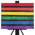 Load image into Gallery viewer, Rainbow Flag LG 16 x 20 Painting by Michael C.
