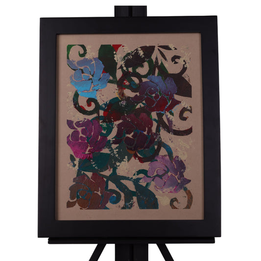 Roses 16 x 13 Painting by Julia A.