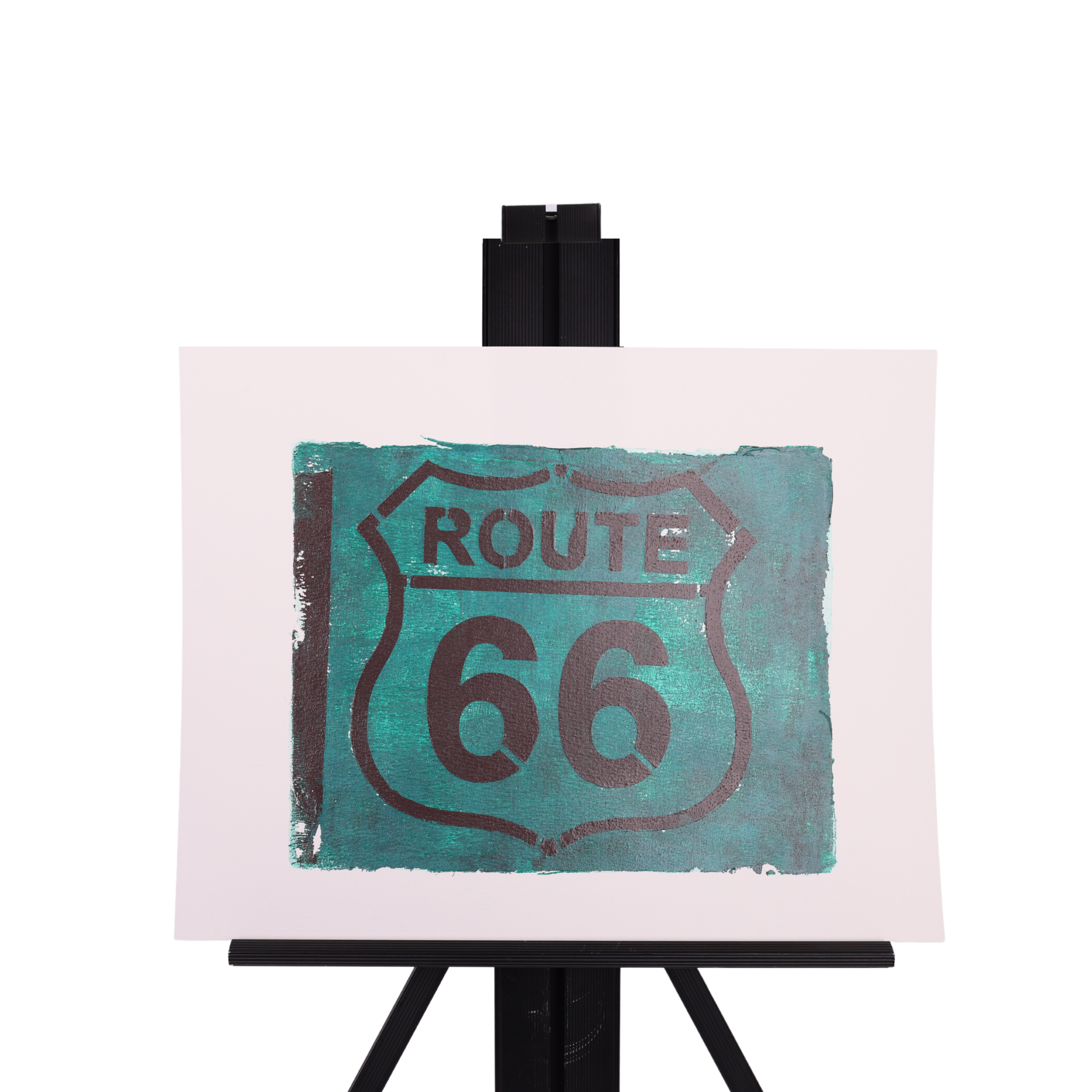 Route 66 14 x 11 Print by Crezette M.