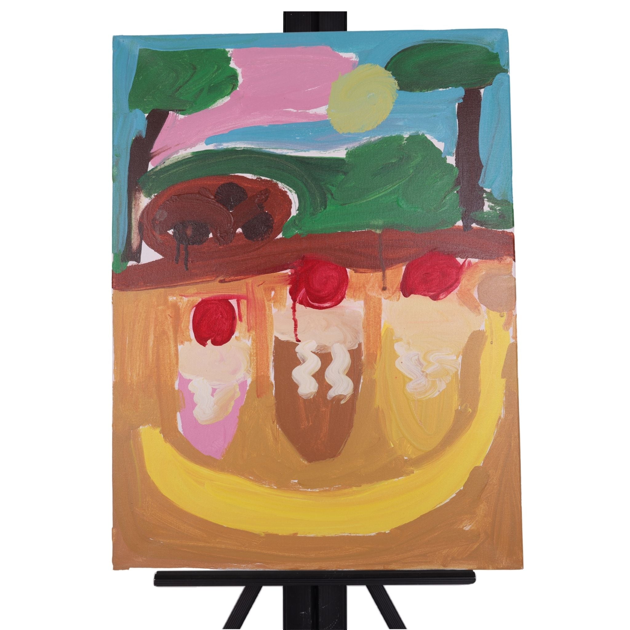 Split 18 x 24 Painting by Chris P.