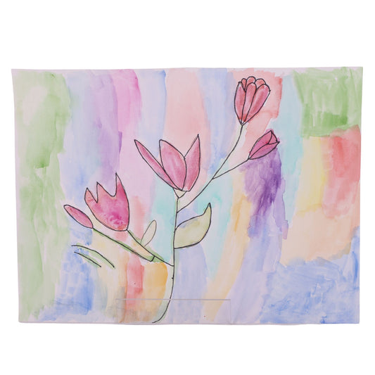 Spring Up 9 x 12 Mixed Media by Lena G.