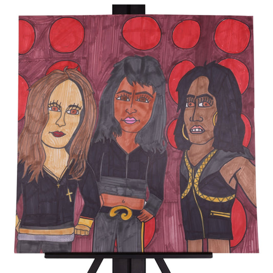 Squad 19 x 18 Mixed Media by Michael C.