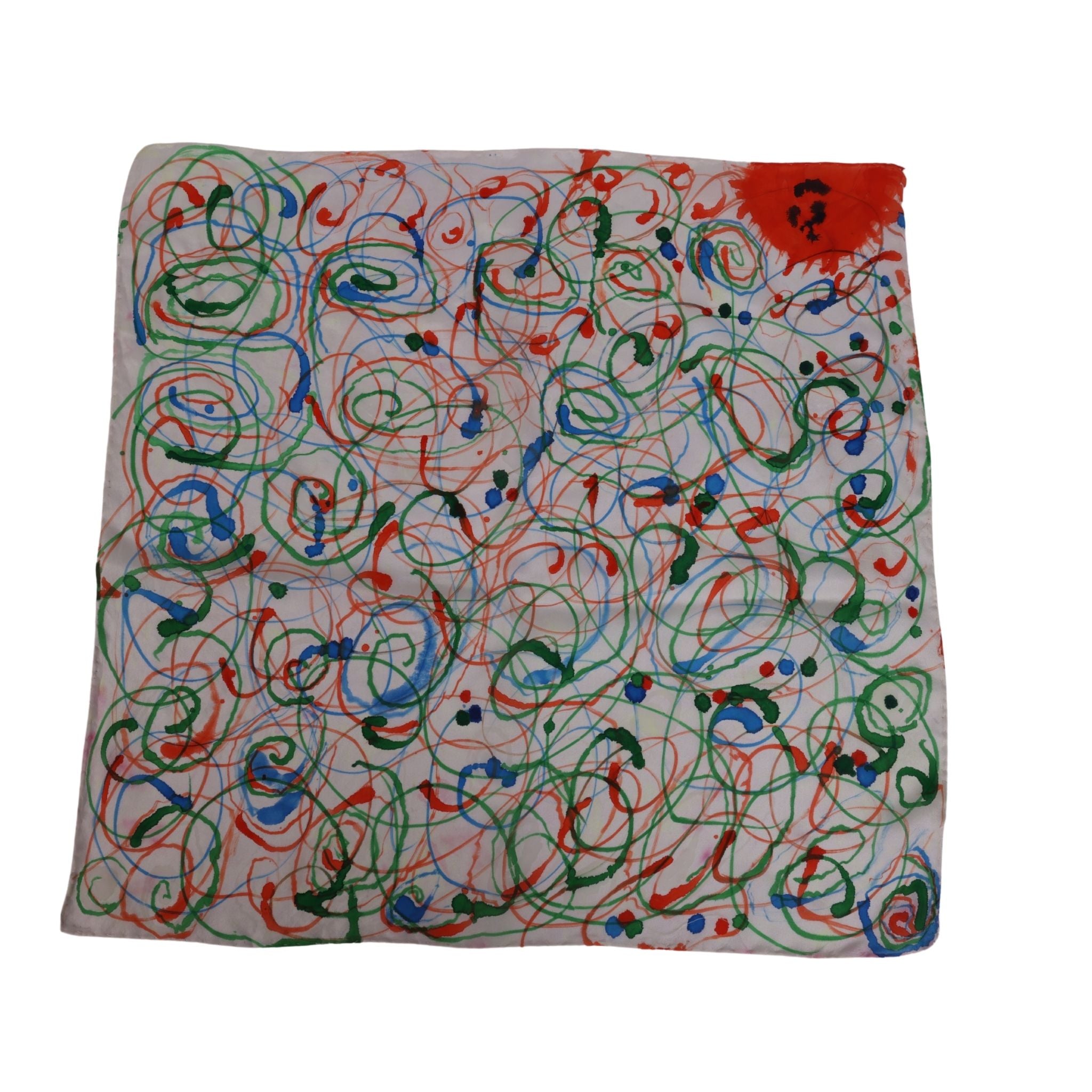 Swirly Mind 22 x 22 Scarf by Lauren W.